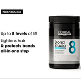 L'Oréal Professionnel Blond Studio 8 Multi Techniques Powder with Bonder Inside 500g