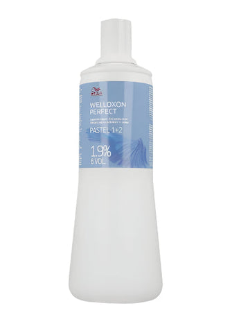 Wella Welloxon Perfect Pastel 1+2 1.9% 6 Vol Cream Peroxide 1000ml