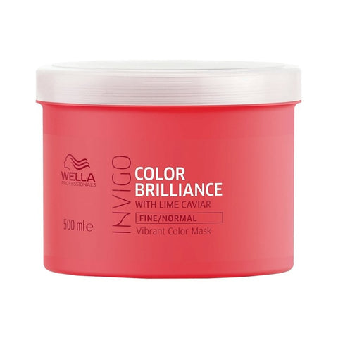 Wella Invigo Color Brilliance with Lime Caviar Fine/Normal vibrant color mask Coarse 500ml