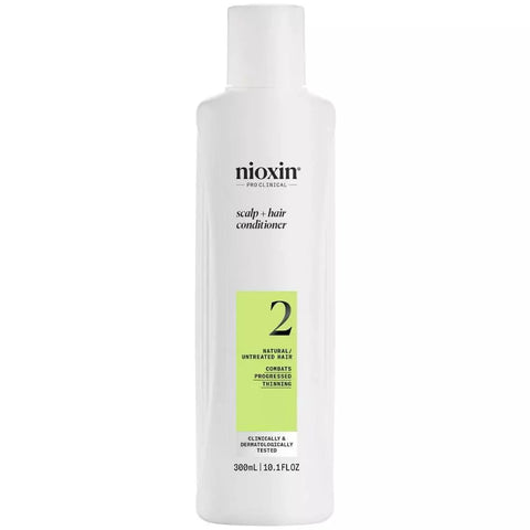 Nioxin System 2 Scalp + Hair Conditioner Progressed Thinning Natural Hair 300ml