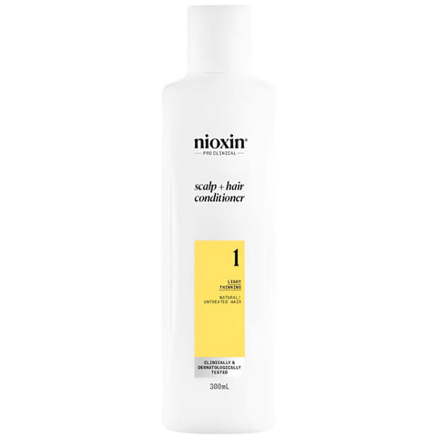 Nioxin System 1 Scalp + Hair Conditioner for Light Thinning Natural Hair 300ml