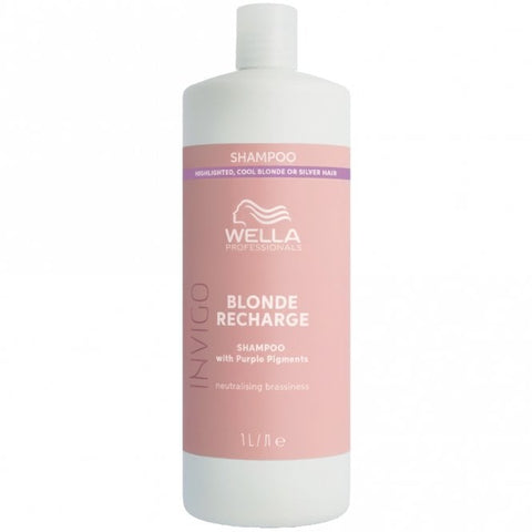 Wella Invigo Blonde Recharge Purple Shampoo 1000ml
